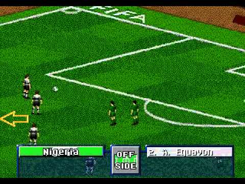 fifa 97 mega drive controls