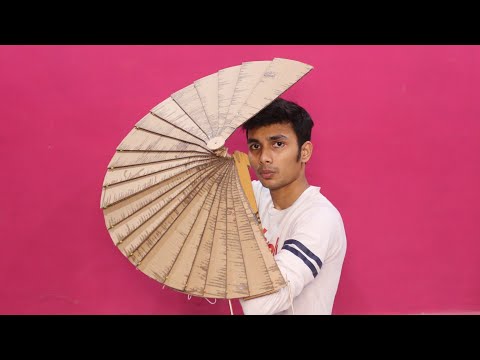 How To Make FOLDING SHIELD With Cardboard