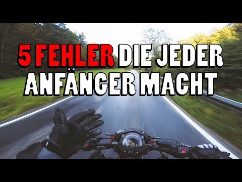 Die 5 häufigsten Fehler von Fahranfängern auf dem Motorrad 🏍️💥