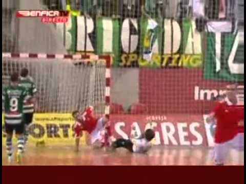 Benfica-Sporting 4:2 Campeonato Nacional de Futsal...