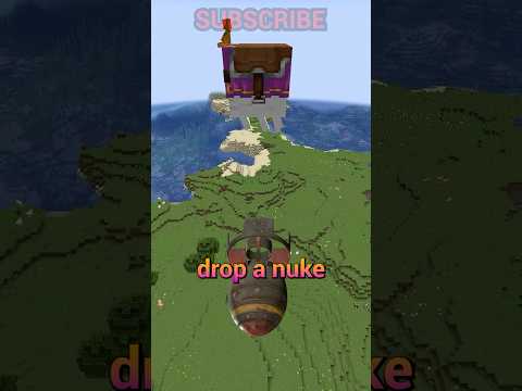 wie man Atombomben vom Happy Ghast abwirft