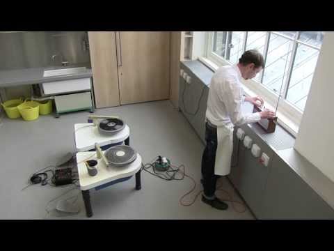 Keith Harrison performing Lucie Rie vs Grindcore, 2013