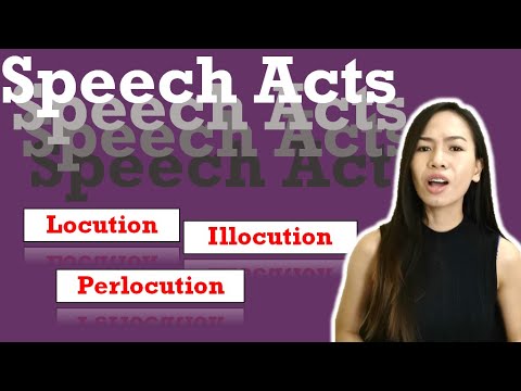 Speech Acts | Speech Acts Examples | Oral Communication in Context