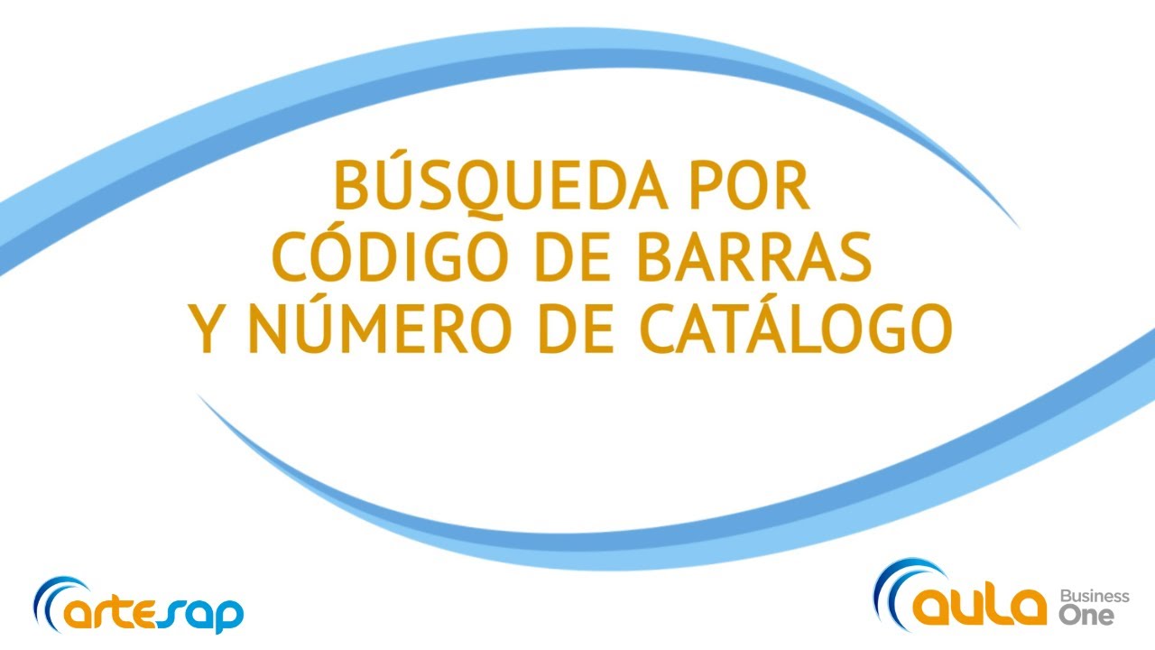 Búsqueda por número de catálogo en SAP Business One