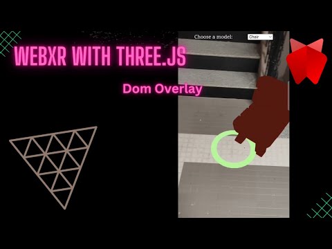 Showing models in real world using dom overlay | Three.js and WEBXR API