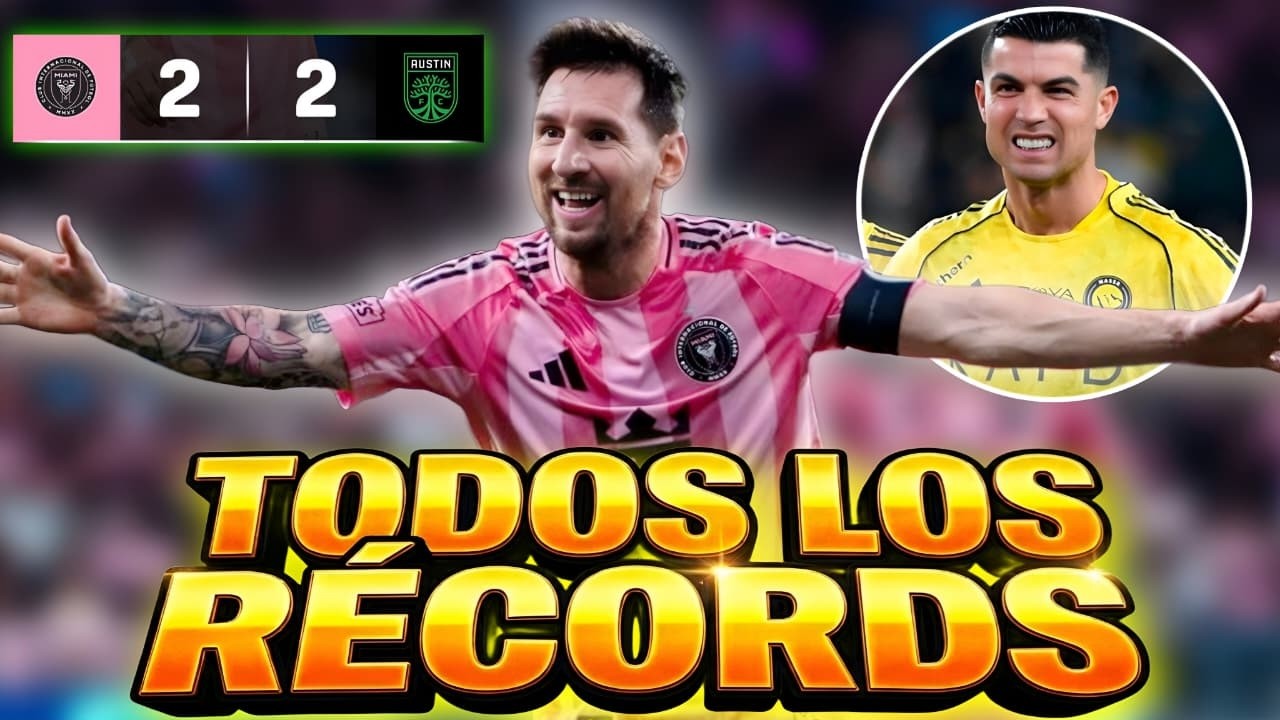 🚨 TODOS los RÉCORDS que MESSI ROMPIÓ con su 1er GOL en NUEVO ESTADIO de MIAMI 🤩 DESTROZA dato de CR7