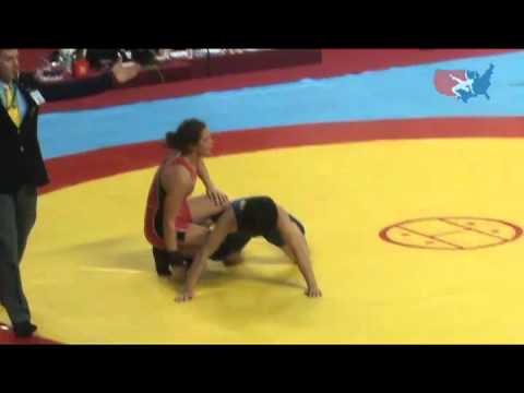 2011 Worlds Women 67kg - Luozhuoma Xi (CHN) vs. Adeline Gray (USA)