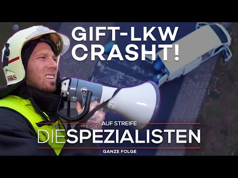 Crash im Industriegebiet! LKW verliert Chemie: Helfer droht zu erblinden! | Die Spezialisten | SAT.1