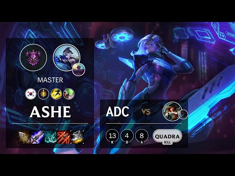 Ashe ADC vs Miss Fortune - KR Master Patch 10.22