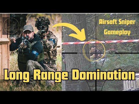 LONG RANGE DOMINATION - Airsoft Sniper Gameplay