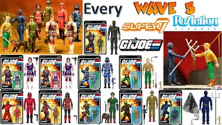 Every Super7 G.I. Joe ReAction Action Figure Comparison List
