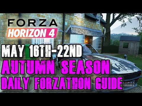 Forza Horizon 4 Autumn Forzathon Daily Challenges Guide