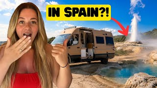 Finding Spain's Hidden Geyser & Free Thermal Pools | Van Life