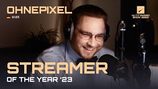 ohnePixel receives Streamer of the Year award | HLTV Award Show 2023