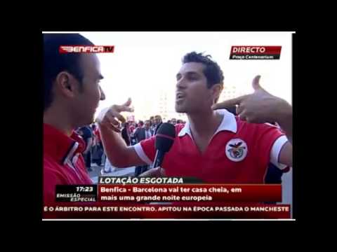 O Adepto Possuído - Paulo Parreira - Benfica vs Barcelona