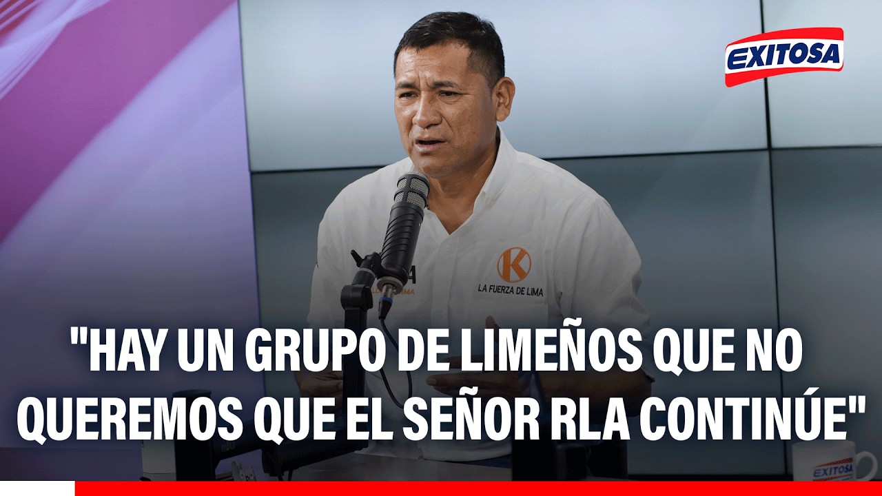 🔴🔵 Daza cuestiona gestión de López Aliaga: “Hay un grupo de limeños que no queremos que continúe”