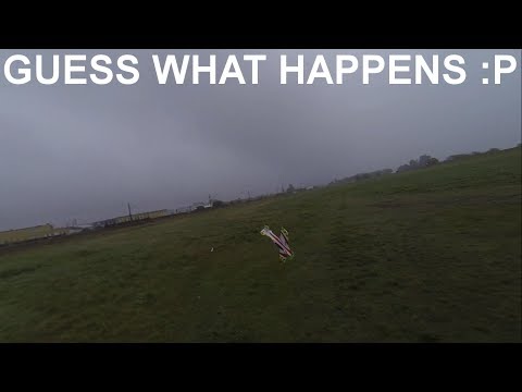 RC Sweden - Parkjet 2 and Hummer EPP 3D - Awesome hand launch and crash