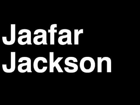 How to Pronounce Jaafar Jackson Brother Jermaine Grand Son Family Feud Fight Twitter Interview