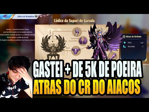 SERA QUE DEU BOM? TUDO EM BUSCA DO CR DO AIACOS! SAINT SEIYA AWAKENING