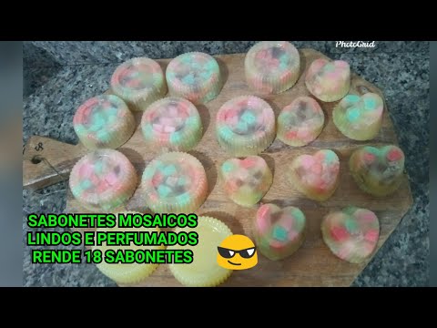 SABONETES MOSAICOS LINDOS E PERFUMADOS