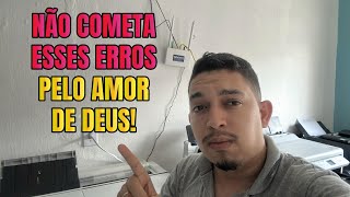 11 ERROS QUE INICIANTES COMETEM (GRÁFICA RÁPIDA)