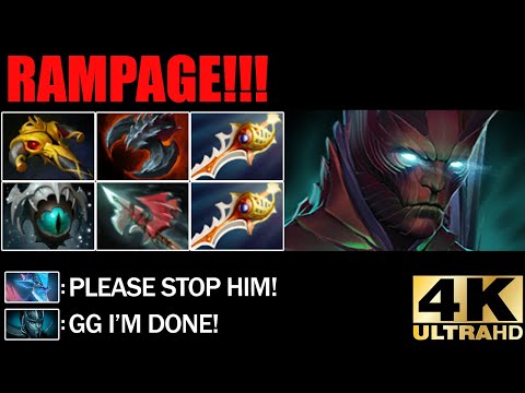 IMBA Right Click Monster Terrorblade 2X Rampage!!! Epic Battle Fight Dota 2 Pro Gameplay