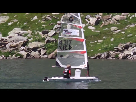 OPen Skiff ... Sailing on the top of the Swiss Alps 2350 m