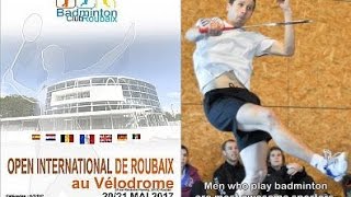 Final men&#39;s singles Int. tournament Roubaix (France).