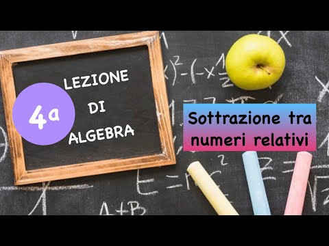 La Sottrazione Tra Numeri Relativi