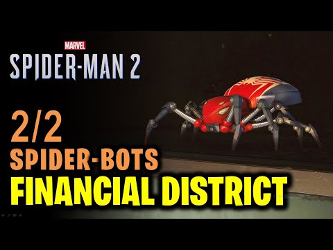 Financial District: All 2 Spider Bots Locations | Spider Man 2