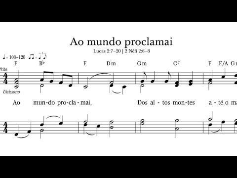Ao mundo proclamai | 🎄Novos Hinos SUD 1208 - Natal 🎄 