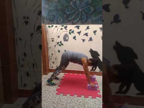 exercícios com bloco de E.V.A