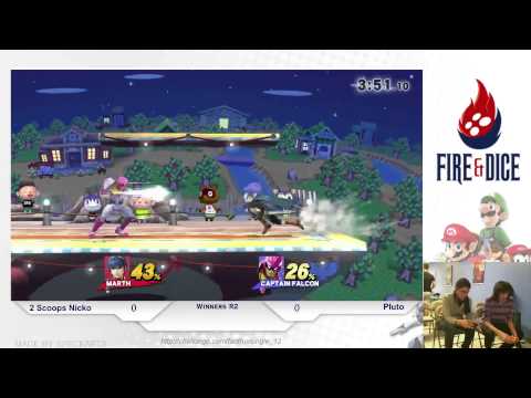 Fire&Dice Thursday #12 - Nicko vs Pluto - Smash Wii U