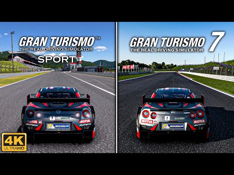 Gran Turismo 7 vs GT Sport - Direct Graphics Comparison (PS5 4K 60FPS)