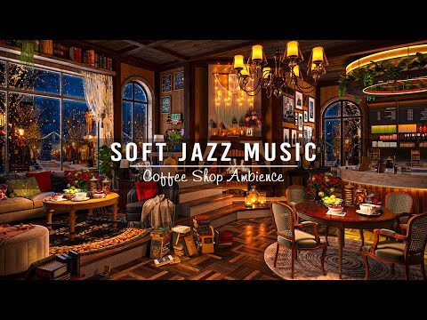 Soft Jazz Music & Cozy Coffee Shop Ambience to Focus, Work, Study ☕ Relaxing Jazz Instrumental Music