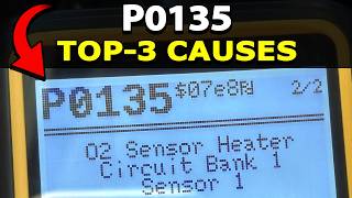 How To Fix P0135 Engine Code: O2 Sensor Heater Circuit Bank 1 Sensor 1