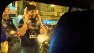 preview picture of video 'Caravana pasando por Pedro Carbo ¡EMELEC CAMPEÓN 2013!'