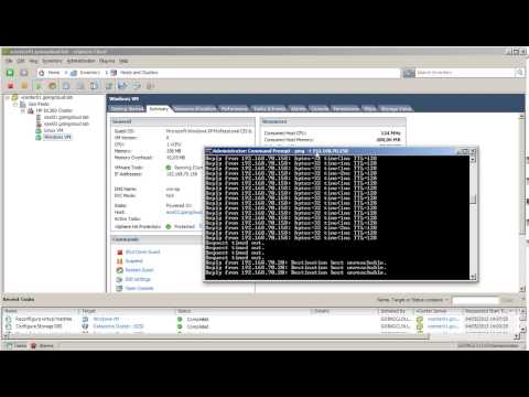 Simulando falhas no VMware vCenter protegido por HA High Availability