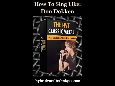 Thumbnail for How To Sing Like: Don Dokken #shorts by Don Dokken