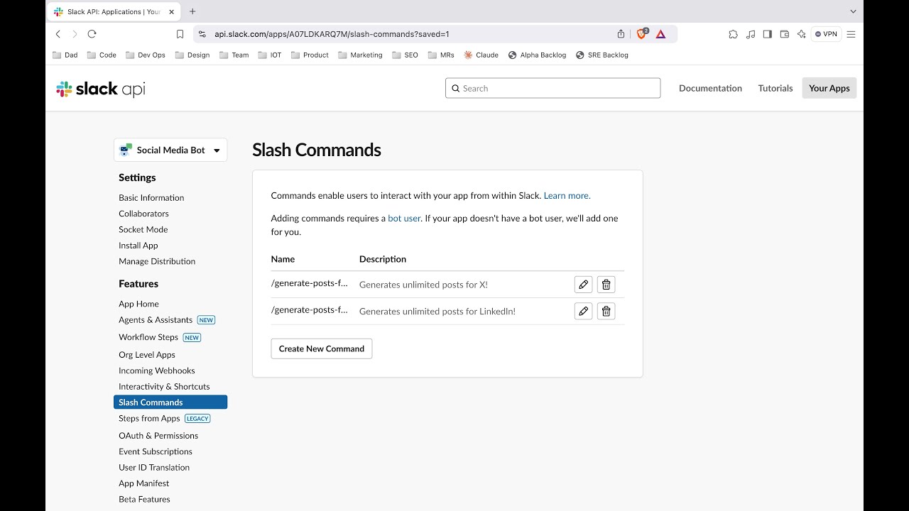 Configure Slack App