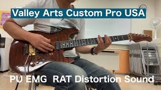 Video thumbnail for Valley Arts Custom Pro USA  Guitar Sound Check by keepkeep100