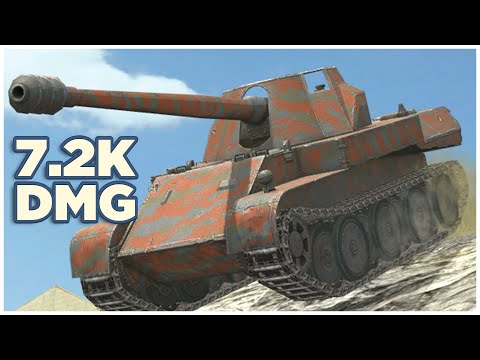 Rheinmetall Skorpion G • 7.2K DMG • 5 KILLS • WoT Blitz