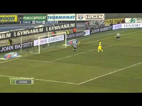 Chievo 1-1 Juventus (19.12.10), Krasic's missed chance