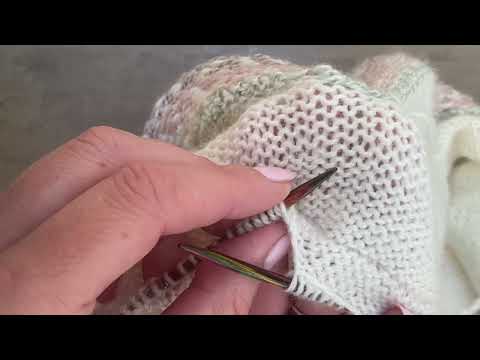 Folded Stockinette Edging