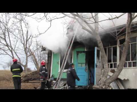 Incendiu Gorbanesti - batrana arsa in casa