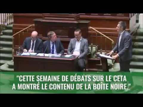 Benoit Hellings - CETA - Question au Premier Ministre belge.