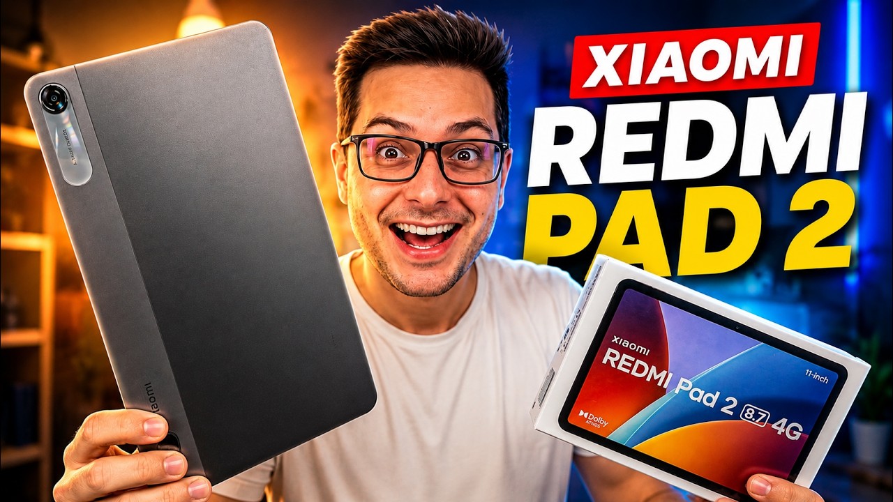 REDMI Pad 2 é o TABLET com MELHOR CUSTO x BENEFÍCIO da XIAOMI!