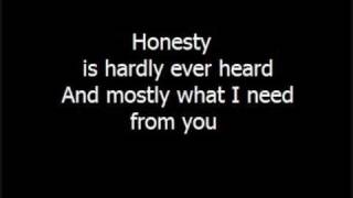 Beyonce - Honesty (Lyrics)