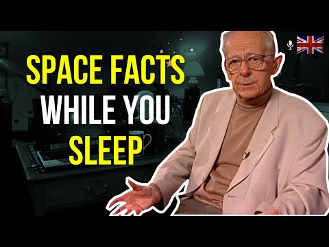 A VERY soft spoken British man tells you interesting space facts while you sleep
