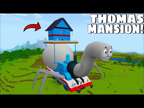 I found SKY MANSION OF GIANT THOMAS SPIDER in Minecraft - Minecraft Gameplay 🤯 - Coffin Meme